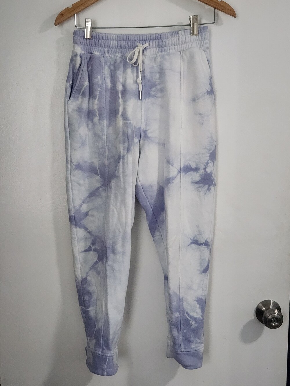 jonathan simkhai Tie Dye Joggers Size Small Blue Cloud organic cotton - Picture 4 of 13
